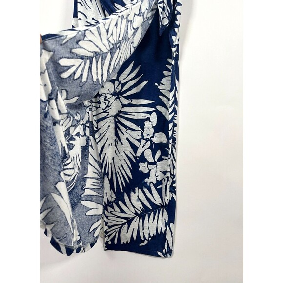 Polo Ralph Lauren Linen Maxi Dress Faux Wrap Medium‎ Floral Resort Wear Tropical - Picture 6 of 10